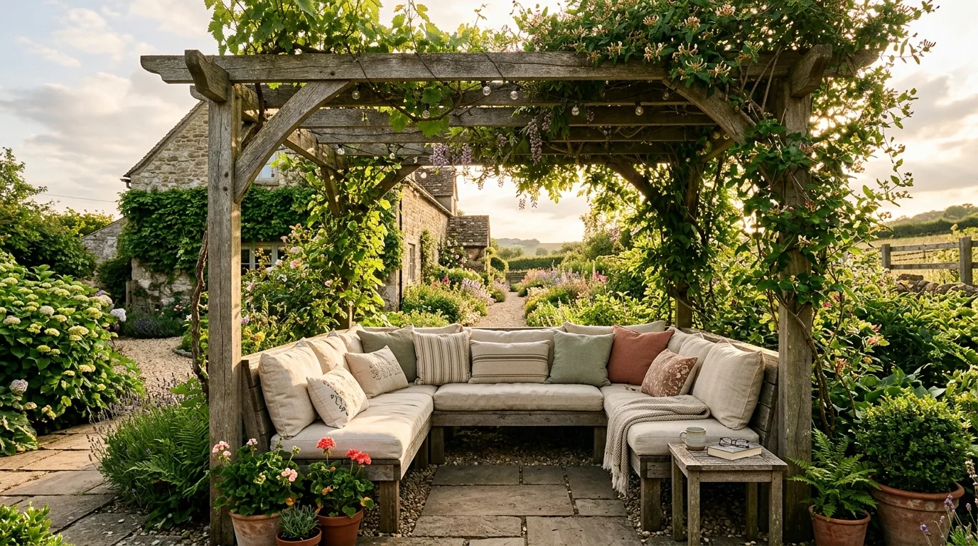 Modern Pergola Roof With Clean Lines